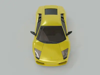 3D Sports Car 3D model by combatslippers