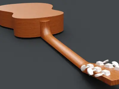 Acoustic Guitar 3D model