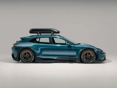 Porsche Taycan Turbo Modified 3D model