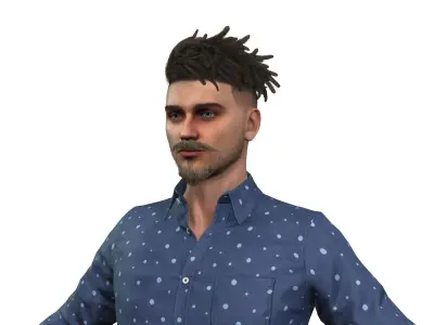 Male Figure for Animation and Games 3D model