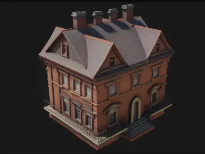 Victorian Elegance  Refined Architecture from a Regal Era 3D model