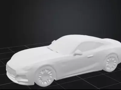 Mercedes AMG Gt 3D print model