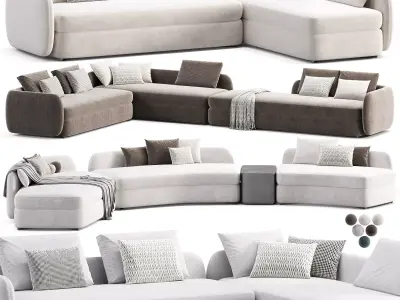 Saint Germain Sofa 3D model