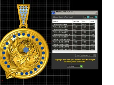 ROSE DEIGN COIN PENDANT 3D PRINTABLE MODEL  3D print model