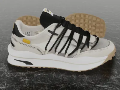 PUMA LACE RIDER 3D SHOES Low-poly 3D model