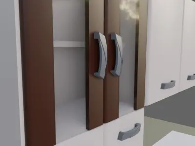 Kitchen Cabinet - Armario - Cozinha Low-poly 3D model