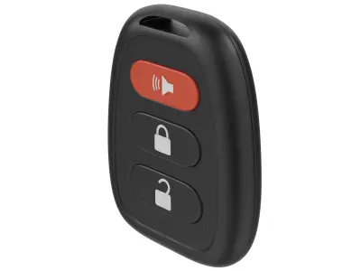 Car Key Remote Low-poly 3D model