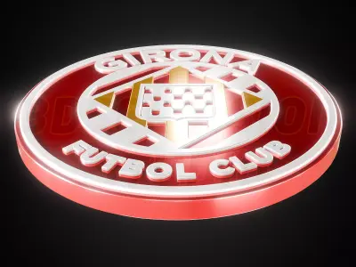 FC Girona logo - Cinematic - 3D print 3D model