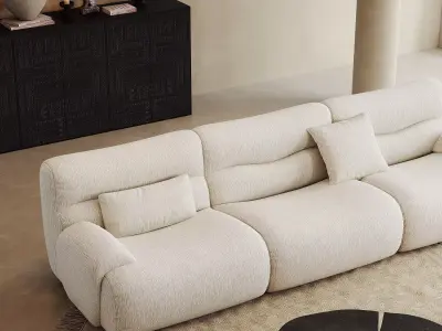 Mid Century interior scene 3D model