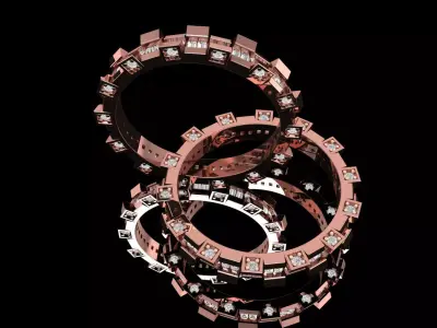 FASHION RING top ring  3D print model