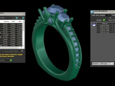  ring code 250 3D print model