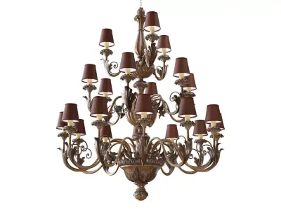 Chandelier Silvano Grifoni 21 3D model
