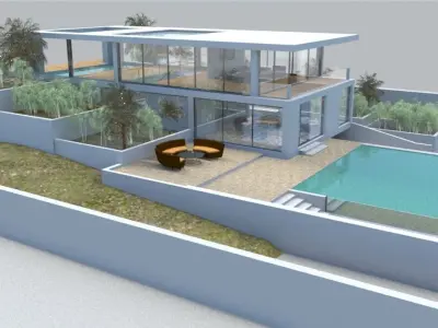 modern family House 3D model