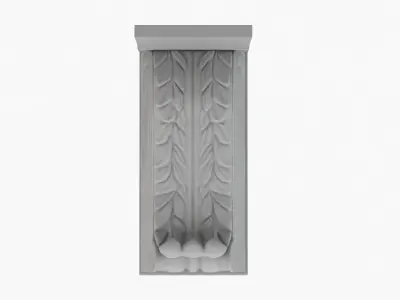  Scroll Corbel 32 3D model