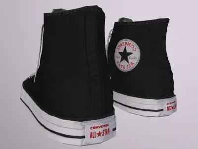 CONVERSE SHOES PBR Low-poly 3D model