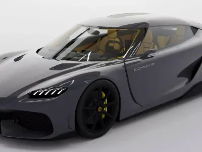 Koenigsegg Gemera With HQ interior 3D model