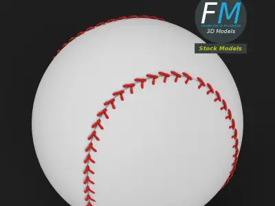 Baseball ball 3D model
