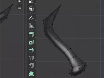 3 Sets of Deer Horns and a Elk Spike Low Poly in all formats Low-poly 3D model