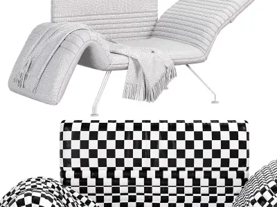 Chaise longue ds 142 by Dieter horn 3D model