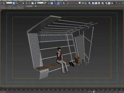 BUS STATION 1 3D model