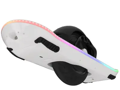 Hoverboard GeoBlade 500 Low-poly 3D model