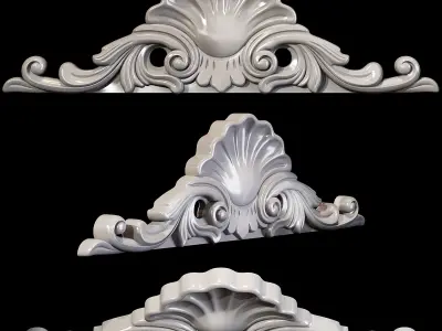Classic carved 021 3D model