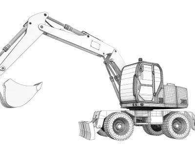 Excavator 3D model