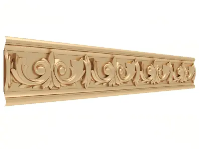 Ceiling Molding 2 - For CNC and Interior 3D model