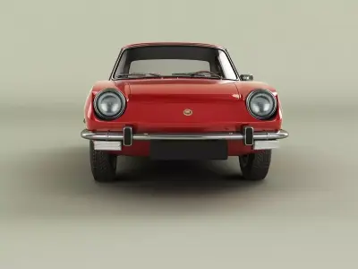 Fiat 850 Racer 3D model