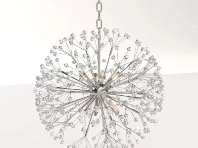 Hudson Dunkirk Detail Chandelier 3D model