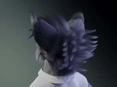 Natasha Evans Female Lynx 3D model