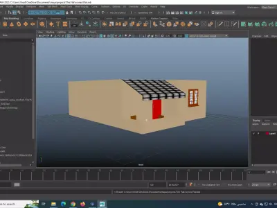 Flat low-poly 3D model Free low-poly 3D model