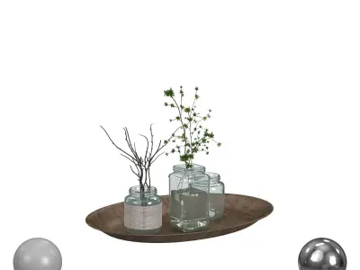 decoration set 3D model get