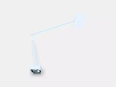 NYMANE Wall lamp with swing arm Low-poly 3D model