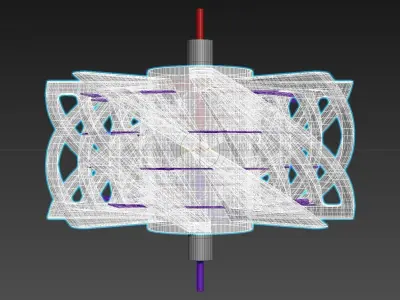 Ferro Fluid Motor - Concept 3D model