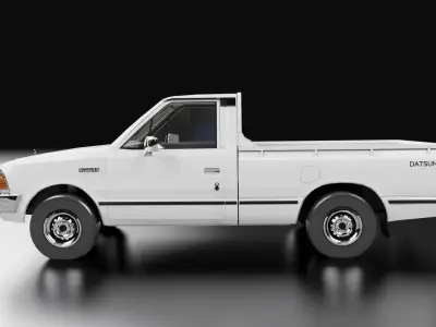 1985 Nissan ddsn 3D  Low-poly 3D model