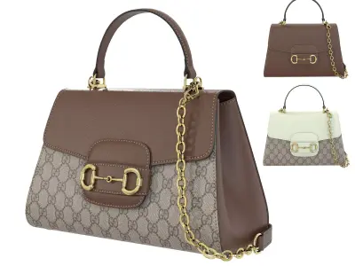 Gucci Horsebit 1955 medium bag Low-poly 3D model