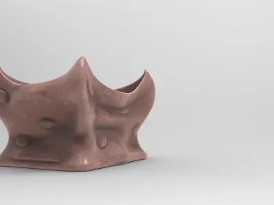Lazlo Vase Low-poly 3D model
