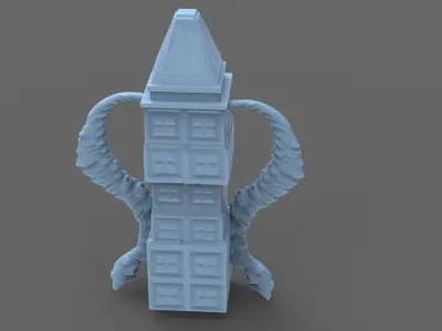 Cthulhu tentacle obylisk  3D model