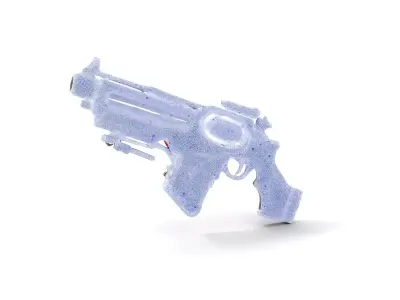 Vibrant Blaster model pack Low-poly 3D model