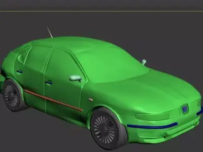 Seat Leon Fr Model year 2009 3D print model