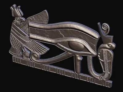 Eye of Ra for CNC Router and 3D print model