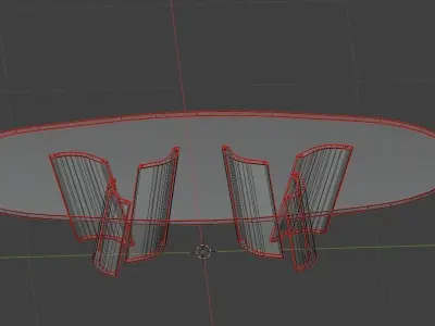 Luxury table  3D model