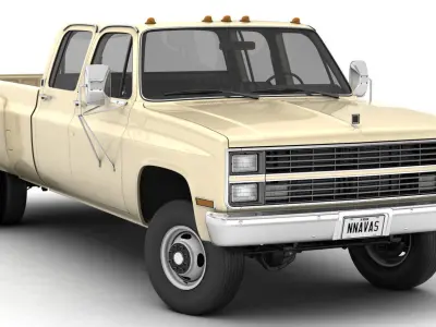 GENERIC PICKUP TRUCK 6 3D model