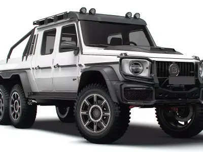 Brabus XLP 800 6x6 Adventure 2023 3D model