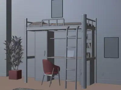 Nordic Style Studio 3D model