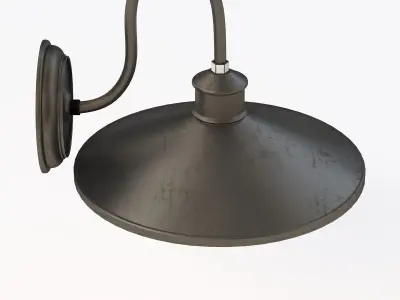 Detail Brooklyn 12in Wide Bronze Wall Sconce 3D model