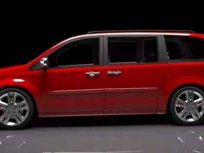 Dodge Grand Caravan 2007 3D model