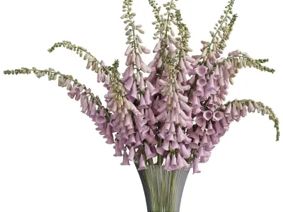 Flower In Vase 106 3D model