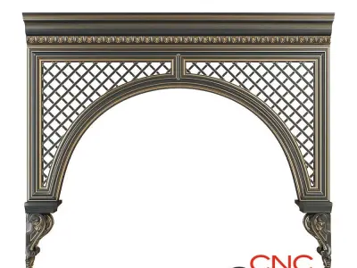 Architectural arch 3D model